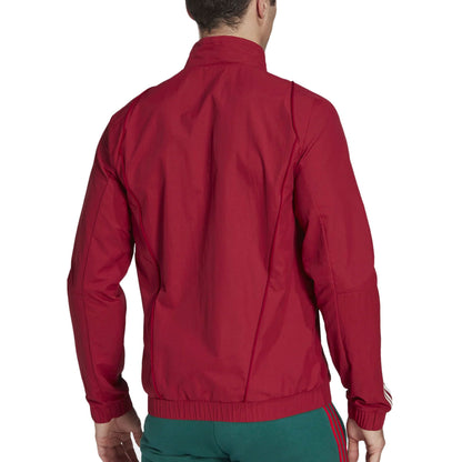 adidas Men's Mexico Tiro 23 Presentation Jacket Burgundy
