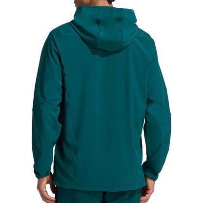 adidas Men's Mexico World Cup 2026 Tiro Travel Full Zip Windbreaker Green