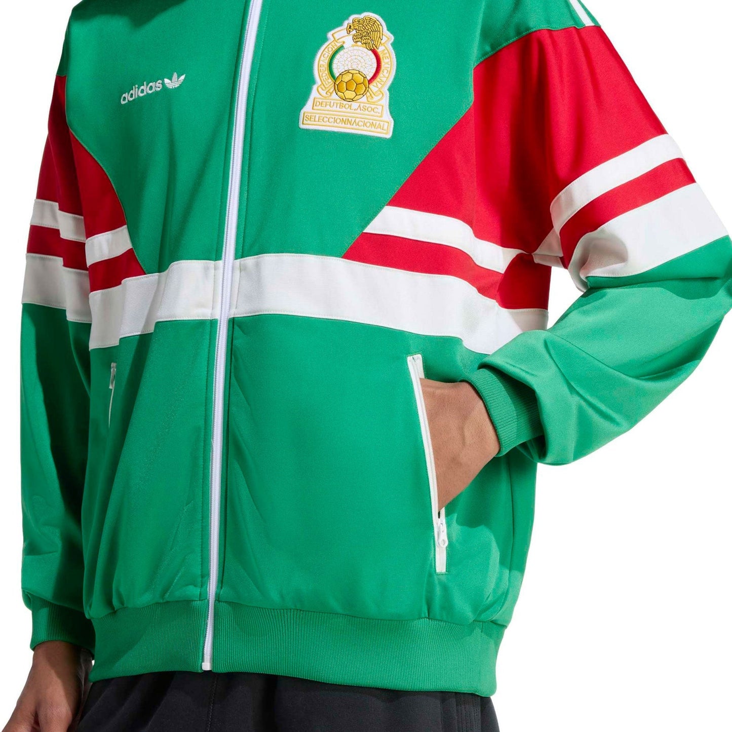 adidas Men's Mexico Track Top 1986 Jacket Green
