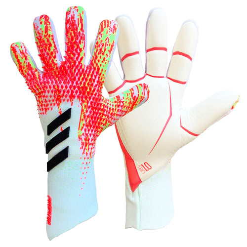 adidas Men's Predator 20 Pro Hybrid PC Goalkeeper Gloves White/Orange