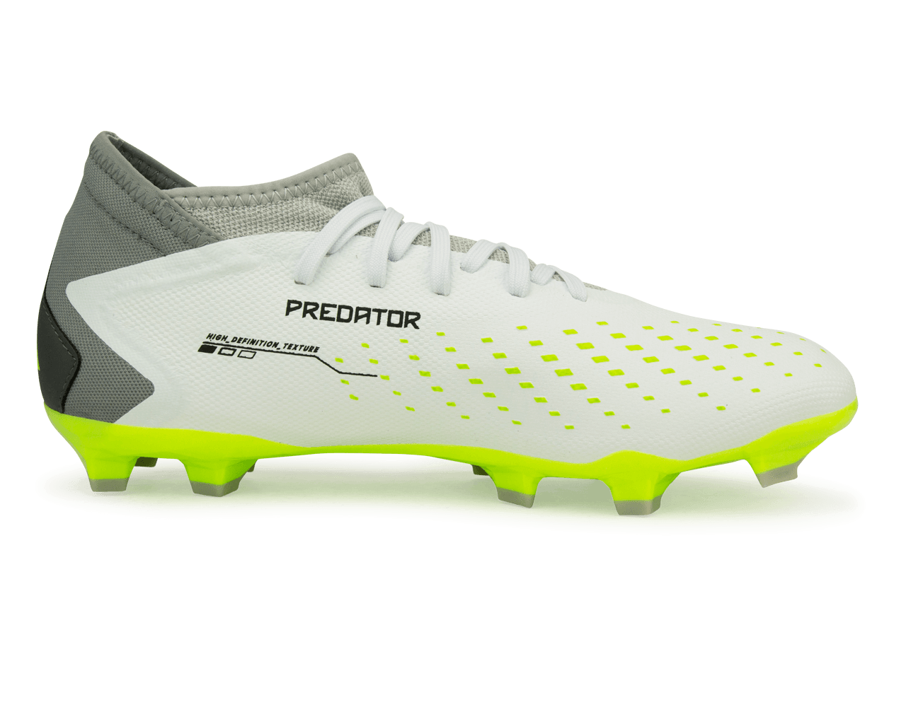 adidas Men's Predator Accuracy.3 FG White/Lucid Lemon