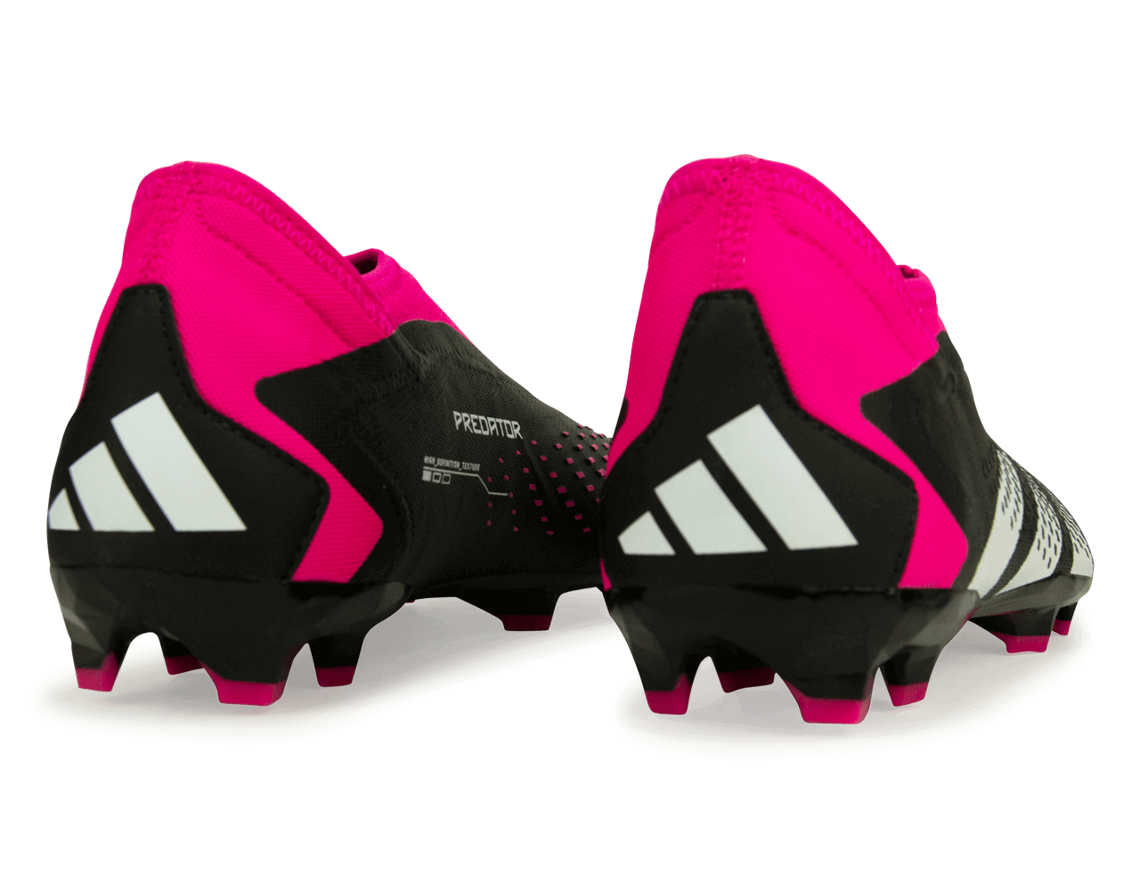 adidas Men's Predator Accuracy.3 Laceless FG Black/Pink