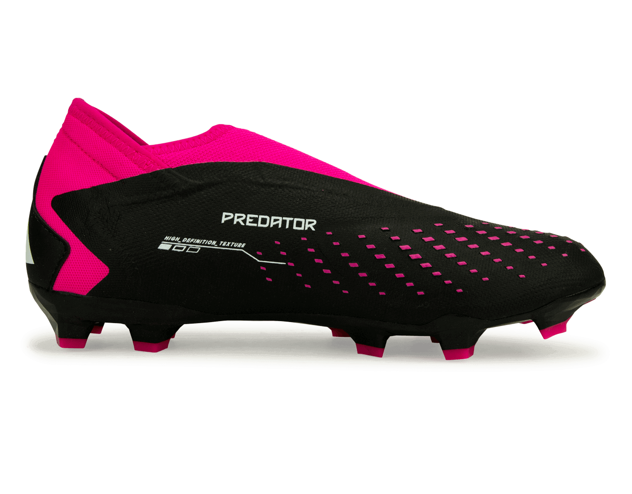 adidas Men's Predator Accuracy.3 Laceless FG Black/Pink