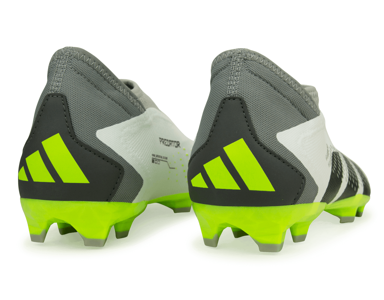 adidas Men's Predator Accuracy.3 Laceless FG White/Lucid Lemon