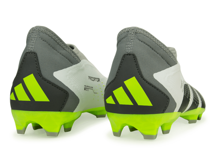 adidas Men's Predator Accuracy.3 Laceless FG White/Lucid Lemon