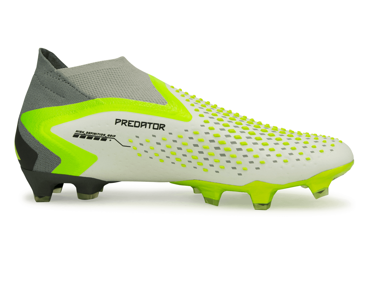adidas Men's Predator Accuracy+ FG White/Lucid Lemon