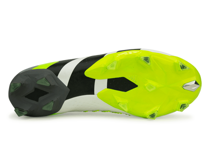 adidas Men's Predator Accuracy+ FG White/Lucid Lemon