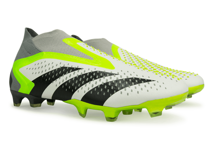adidas Men's Predator Accuracy+ FG White/Lucid Lemon