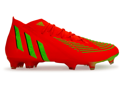 adidas Men's Predator Edge.1 FG Solar Red/Solar Green