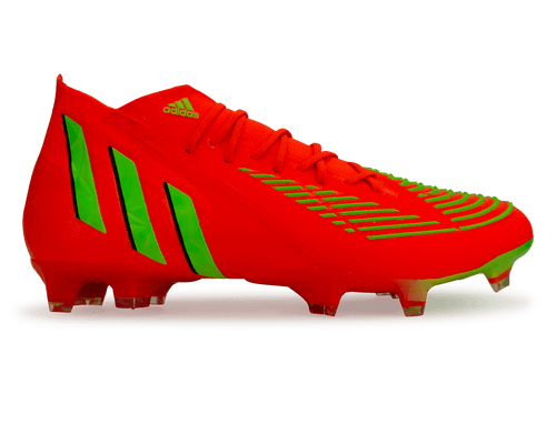 adidas Men's Predator Edge.1 FG Solar Red/Solar Green