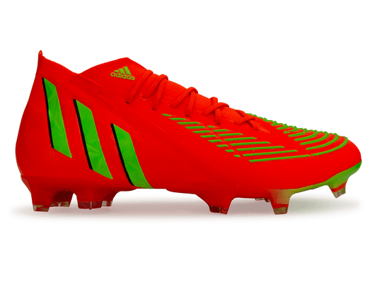 adidas Men's Predator Edge.1 FG Solar Red/Solar Green