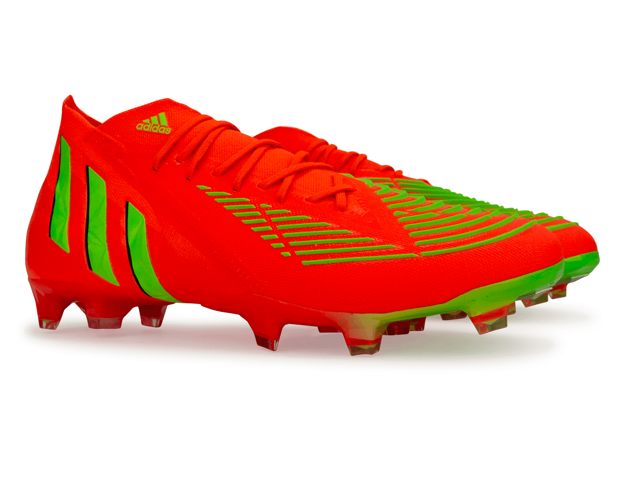 adidas Men's Predator Edge.1 FG Solar Red/Solar Green