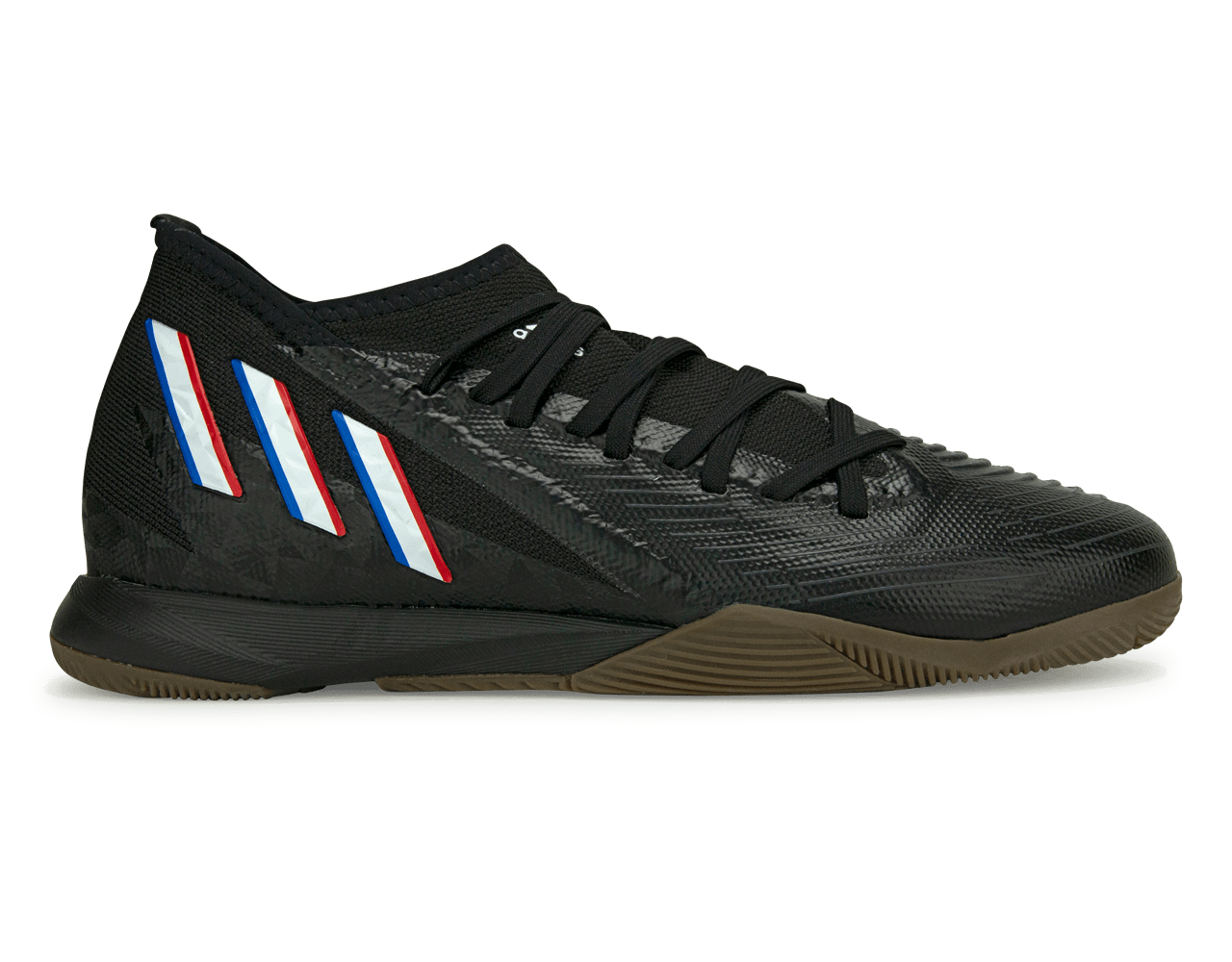 adidas Men's Predator Edge.3 Indoor Soccer Shoes Black/White