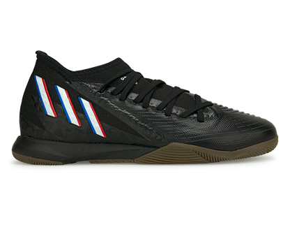 adidas Men's Predator Edge.3 Indoor Soccer Shoes Black/White