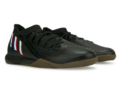 adidas Men's Predator Edge.3 Indoor Soccer Shoes Black/White