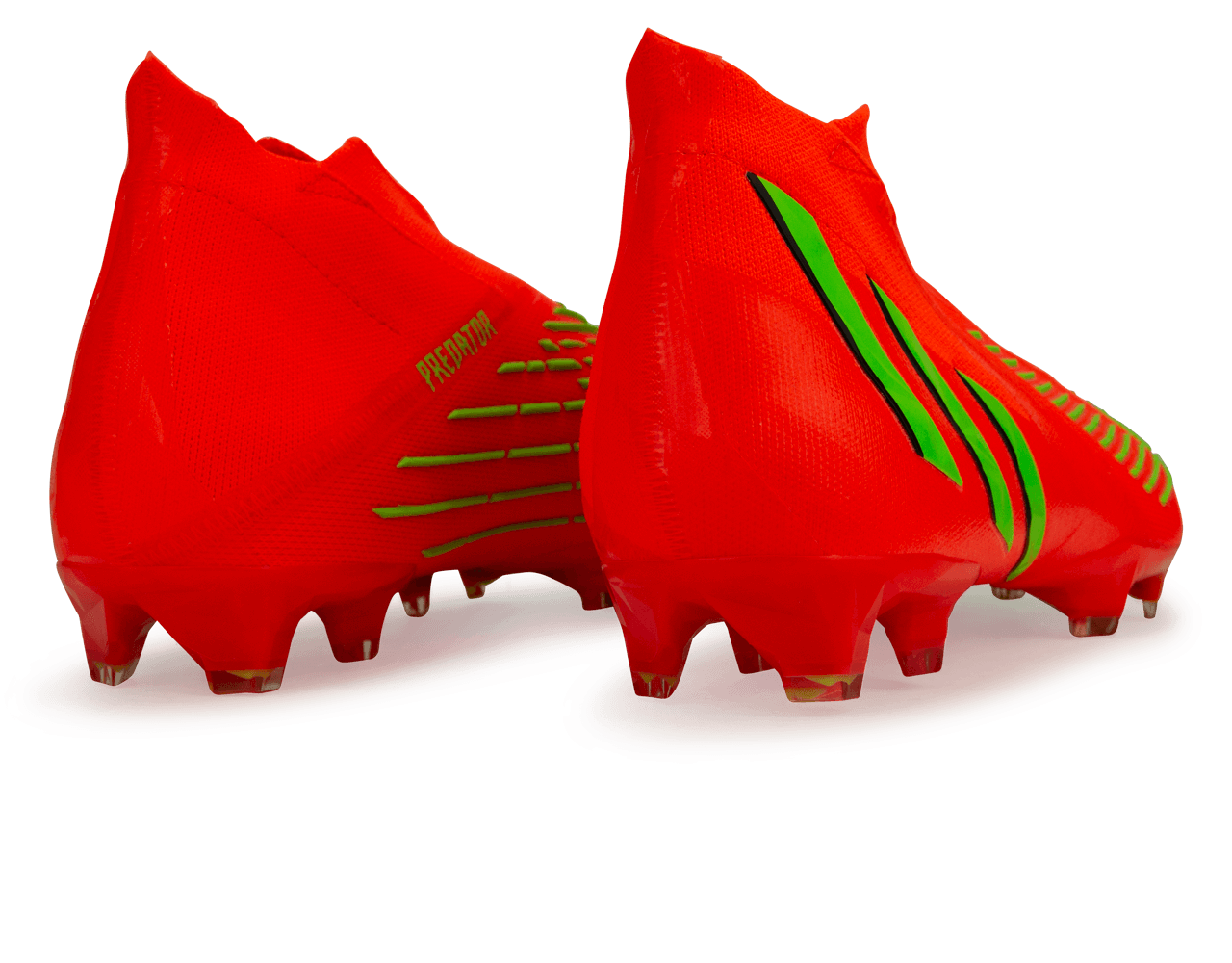 adidas Men's Predator Edge+ FG Solar Red/Solar Green