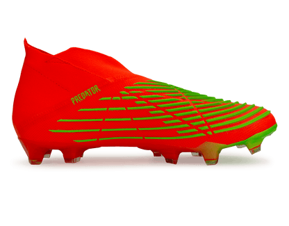 adidas Men's Predator Edge+ FG Solar Red/Solar Green