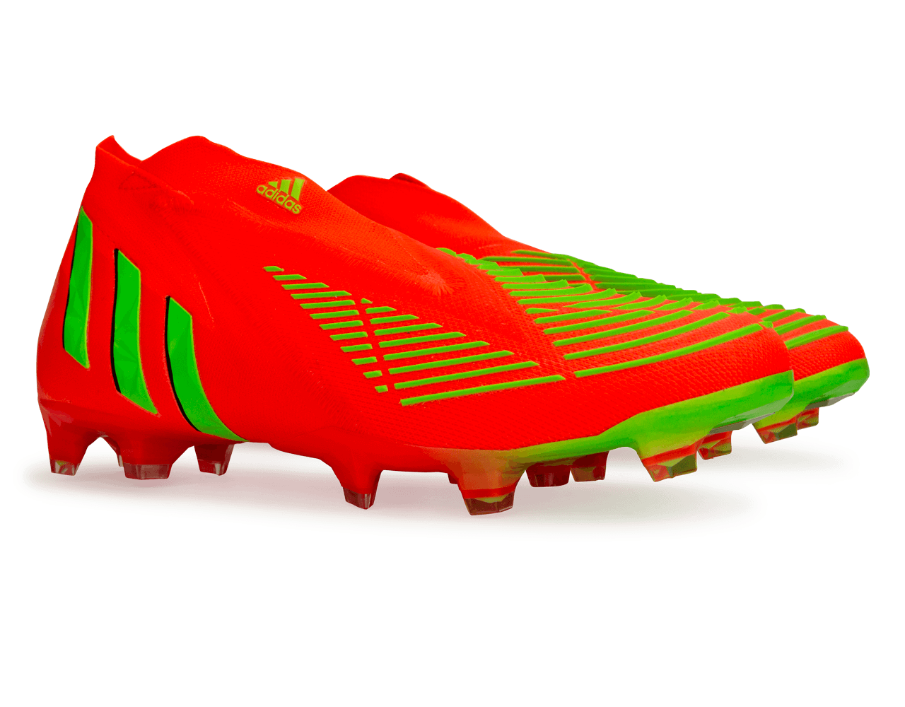 adidas Men's Predator Edge+ FG Solar Red/Solar Green