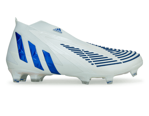 adidas Men's Predator Edge+ FG White/Hi Res Blue