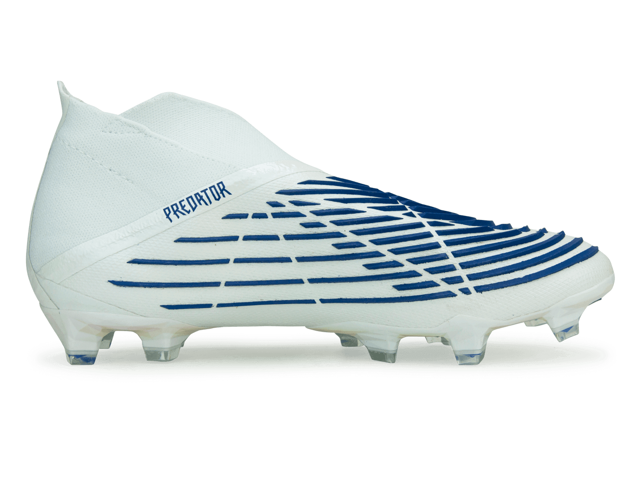 adidas Men's Predator Edge+ FG White/Hi Res Blue