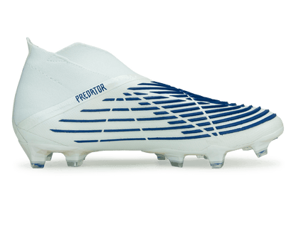 adidas Men's Predator Edge+ FG White/Hi Res Blue