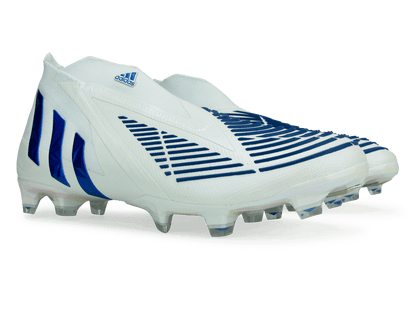 adidas Men's Predator Edge+ FG White/Hi Res Blue