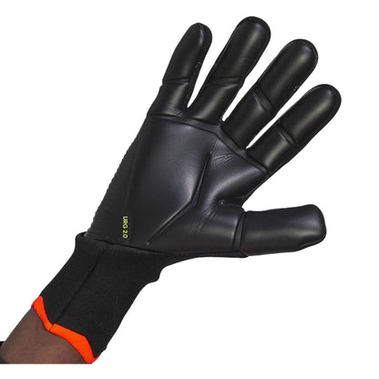 adidas Men's Predator Edge Pro Goalkeeper Gloves Black/Solar Yellow