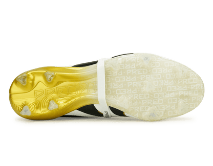 adidas Men's Predator Elite Foldover Tongue FG White/Black/Gold