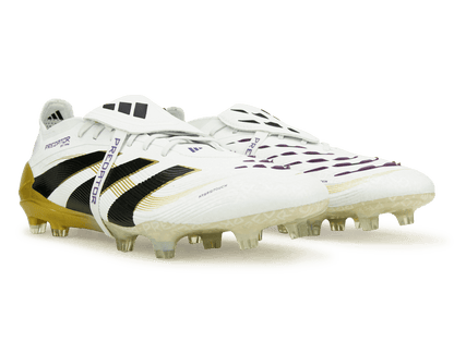 adidas Men's Predator Elite Foldover Tongue FG White/Black/Gold