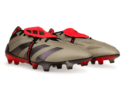 adidas Men's Predator Elite Foldover Tongue FG Aura Black/Carbon