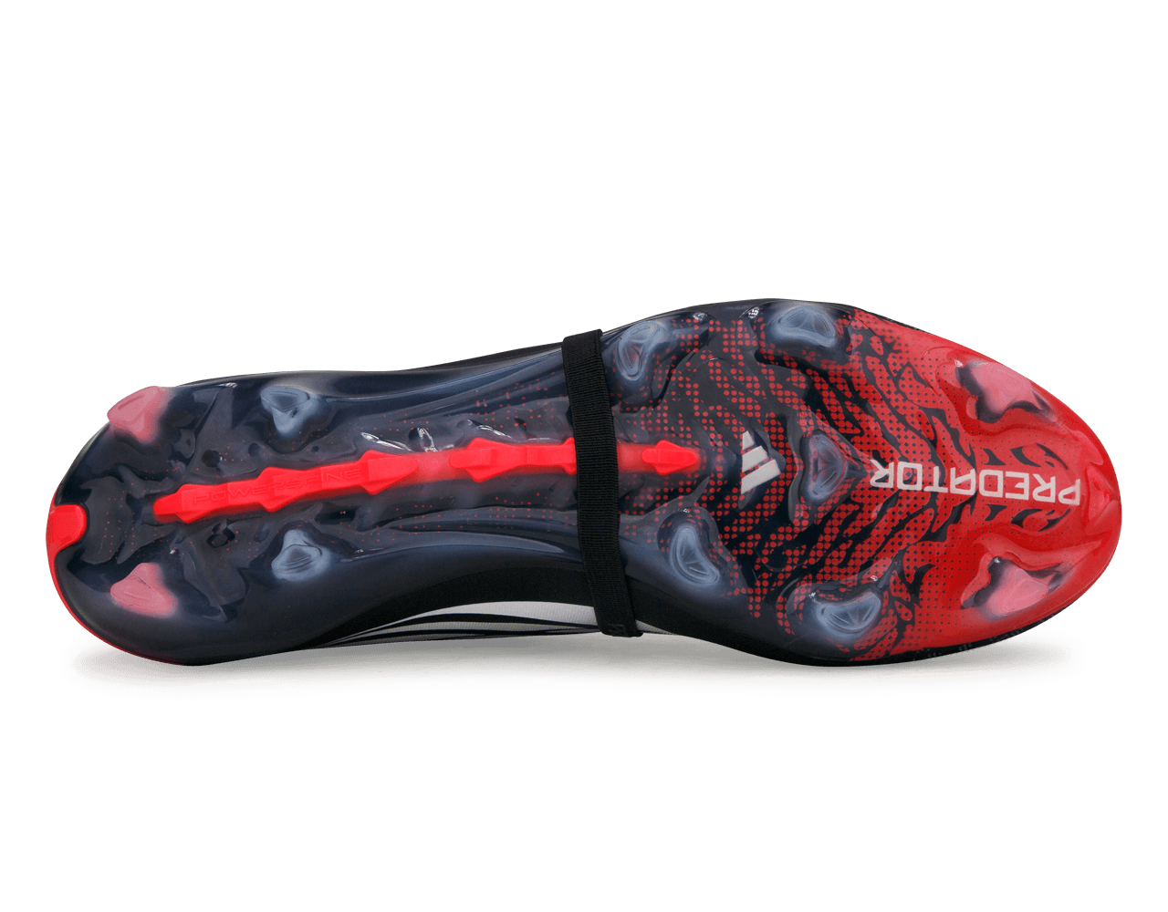 adidas Men's Predator Elite Foldover Tongue FG Black/White/Red