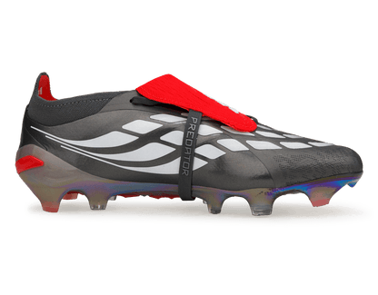 adidas Men's Predator Elite Foldover Tongue FG Iron Metallic/Red
