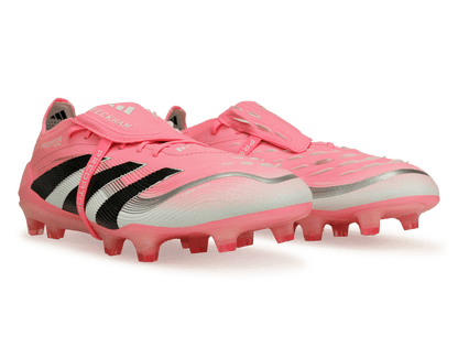 adidas Men's Predator Elite Foldover Tongue FG Pink/Black/White