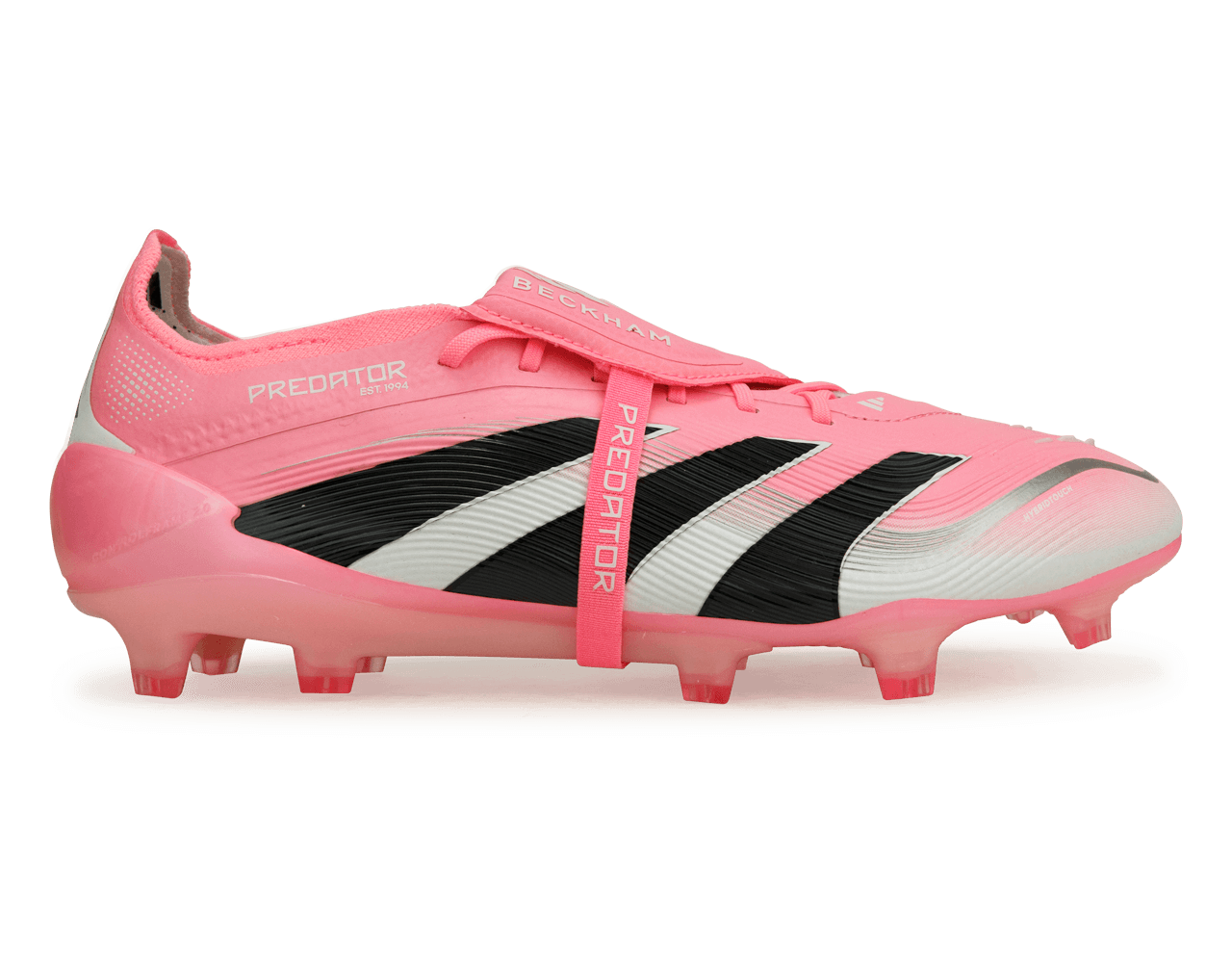 adidas Men's Predator Elite Foldover Tongue FG Pink/Black/White