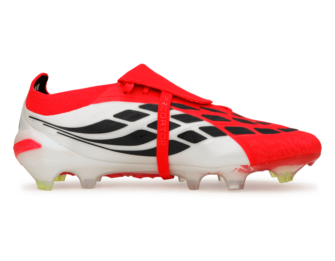 adidas Men's Predator Elite Foldover Tongue FG Red/Black/White