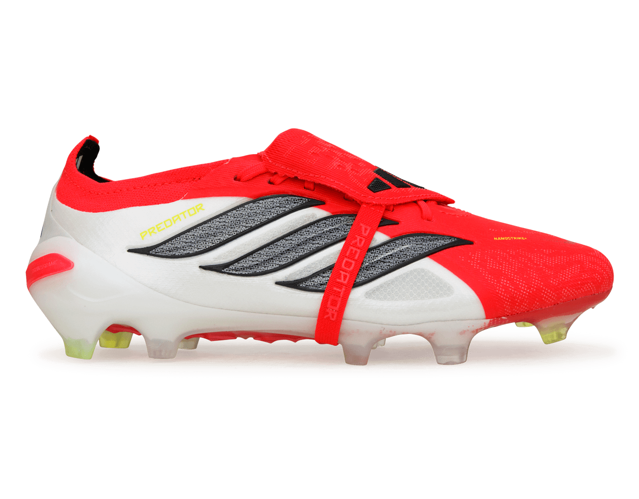 adidas Men's Predator Elite Foldover Tongue FG Red/Black/White