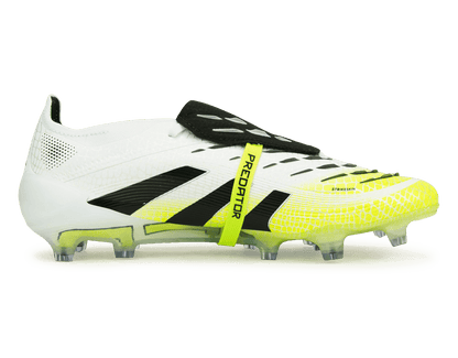 adidas Men's Predator Elite Foldover Tongue FG White/Black/Green