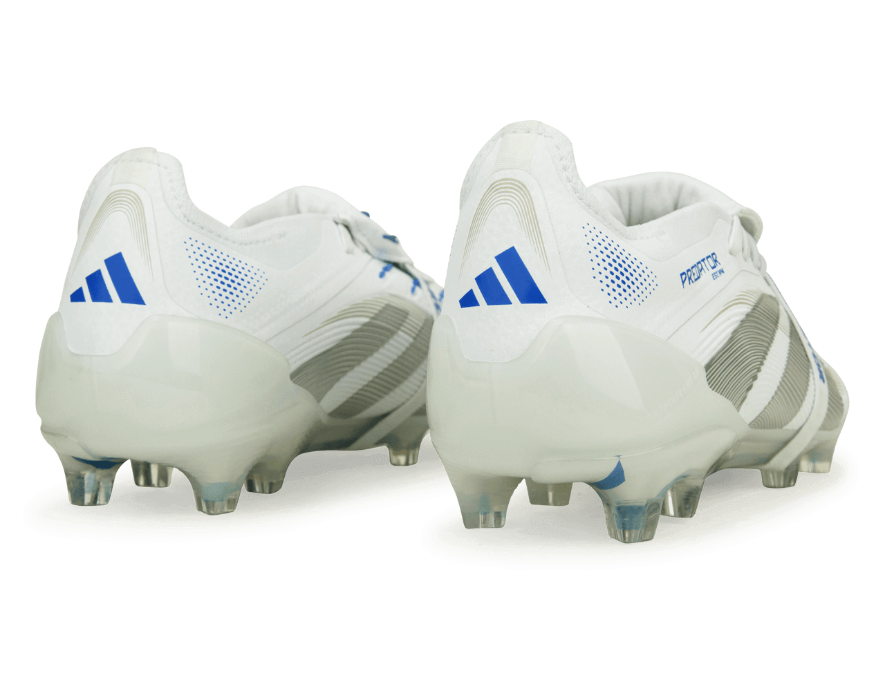 adidas Men's Predator Elite Foldover Tongue FG White/Silver/Royal