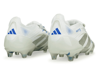 adidas Men's Predator Elite Foldover Tongue FG White/Silver/Royal