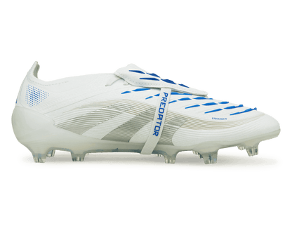 adidas Men's Predator Elite Foldover Tongue FG White/Silver/Royal