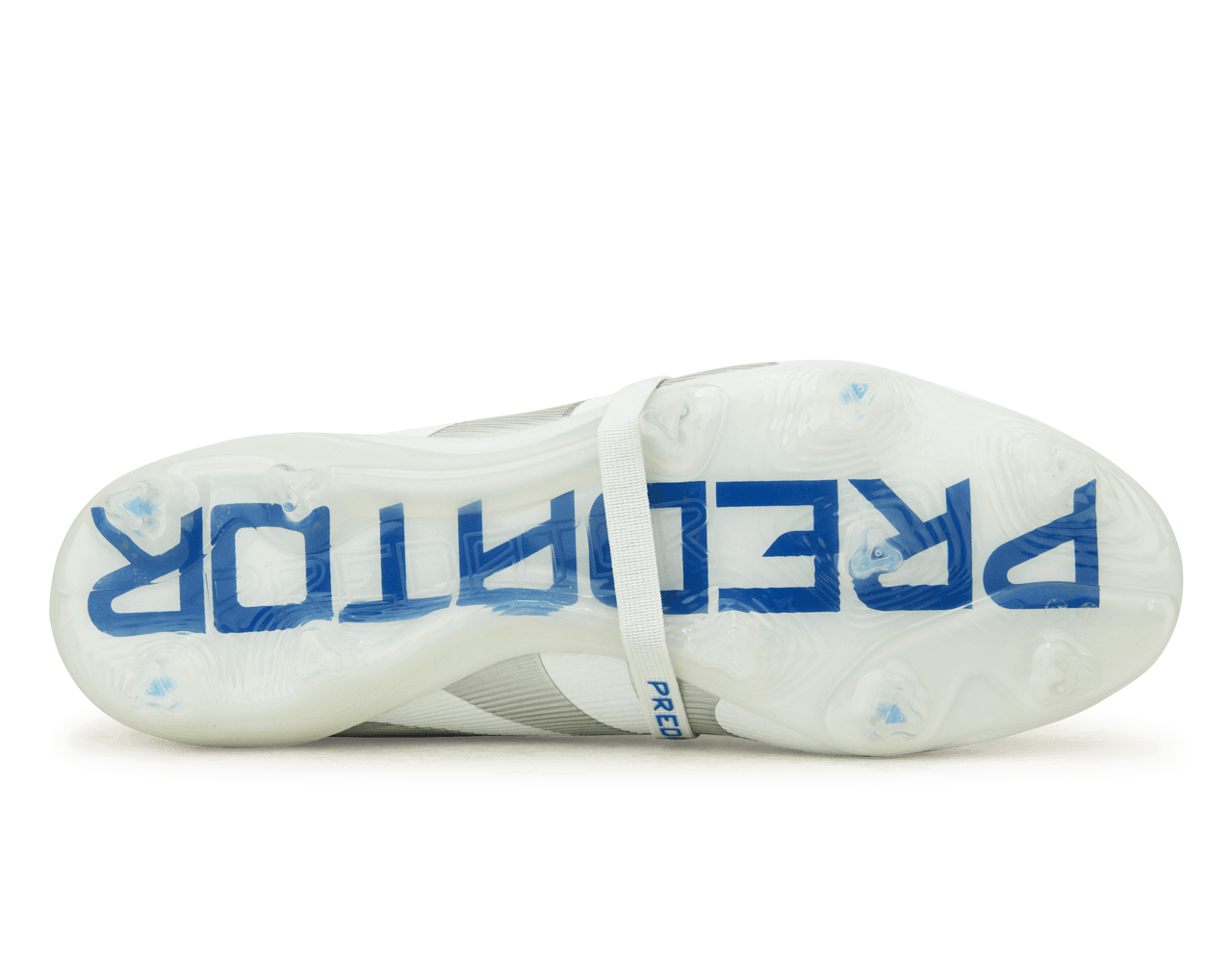 adidas Men's Predator Elite Foldover Tongue FG White/Silver/Royal