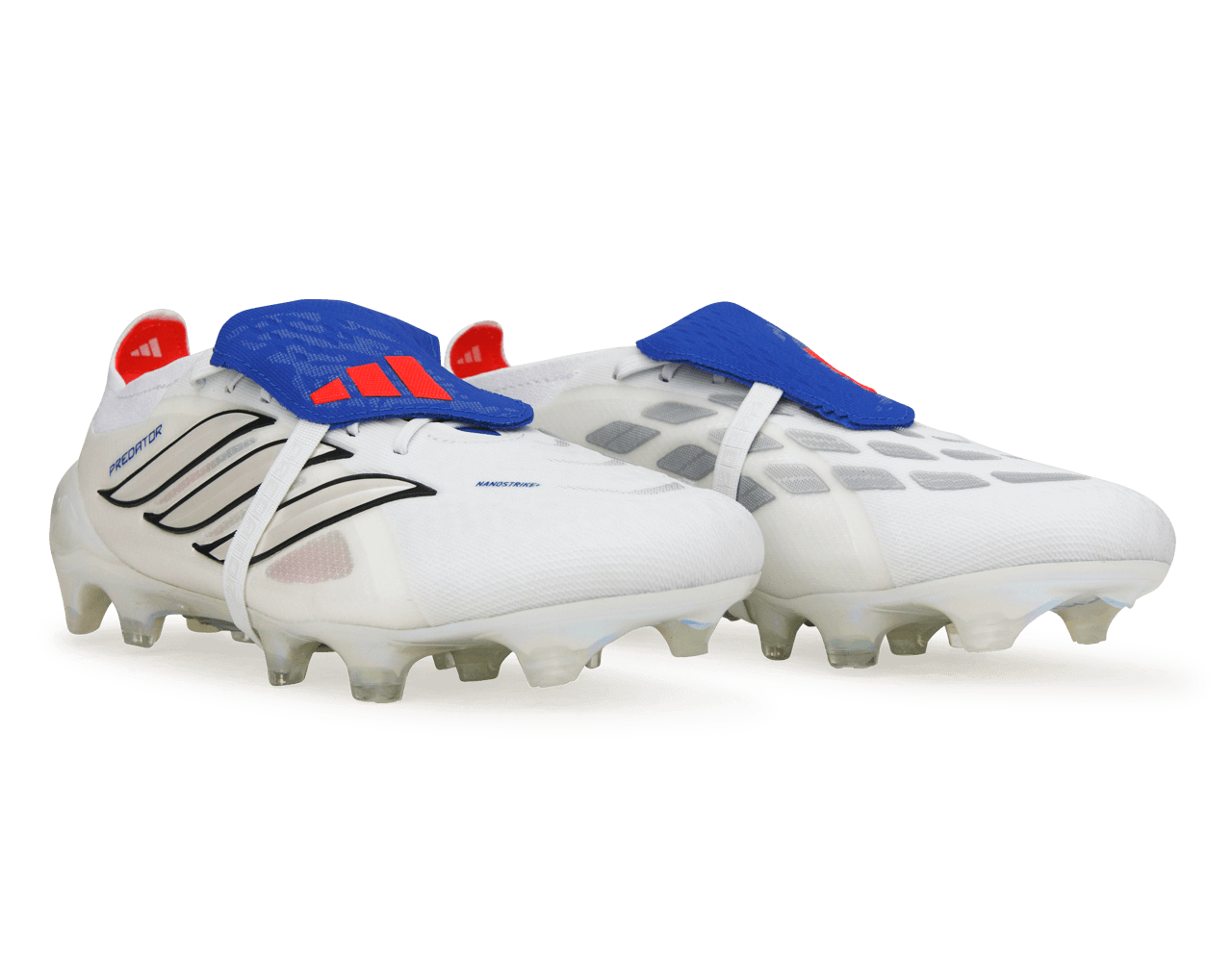 adidas Men's Predator Elite Foldover Tongue 'Jude Bellingham' FG White/Royal Blue