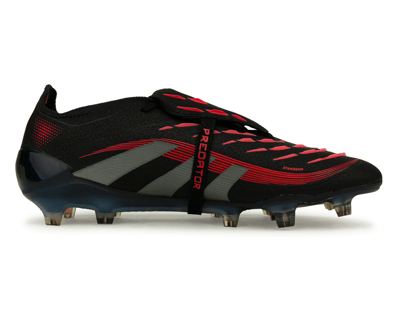adidas Men's Predator Elite Foldover Tongue FG Black/Metallic/Red