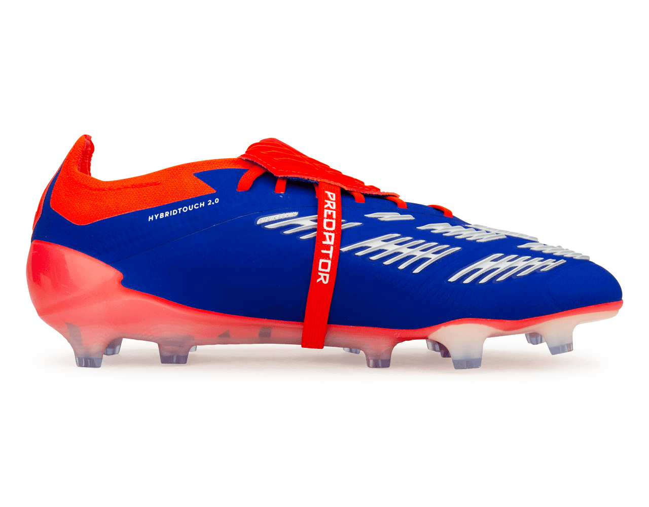 adidas Men's Predator Elite Foldover Tongue FG Lucid Blue/Red