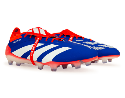 adidas Men's Predator Elite Foldover Tongue FG Lucid Blue/Red