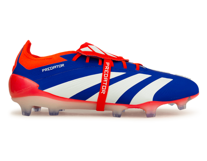 adidas Men's Predator Elite Foldover Tongue FG Lucid Blue/Red