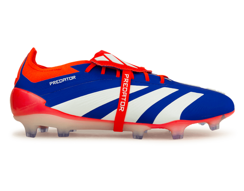 adidas Men's Predator Elite Foldover Tongue FG Lucid Blue/Red