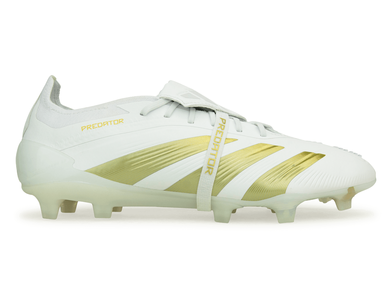 adidas Men's Predator Elite Foldover Tongue FG White/Gold