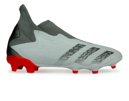 adidas Men's Predator Freak.3 Laceless FG Cloud White/Iron Metallic