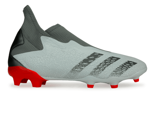 adidas Men's Predator Freak.3 Laceless FG Cloud White/Iron Metallic